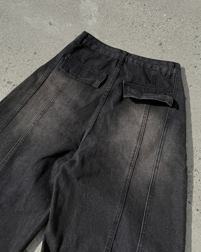 センターラインウォッシュバルーンデニムパンツ KC0237
