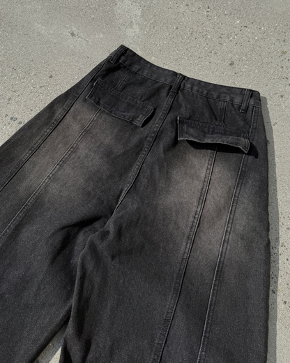 センターラインウォッシュバルーンデニムパンツ KC0237