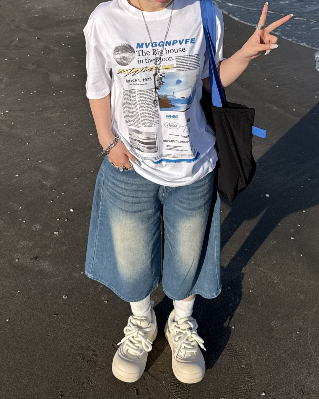 スペースレポートデザインTシャツ KC0305