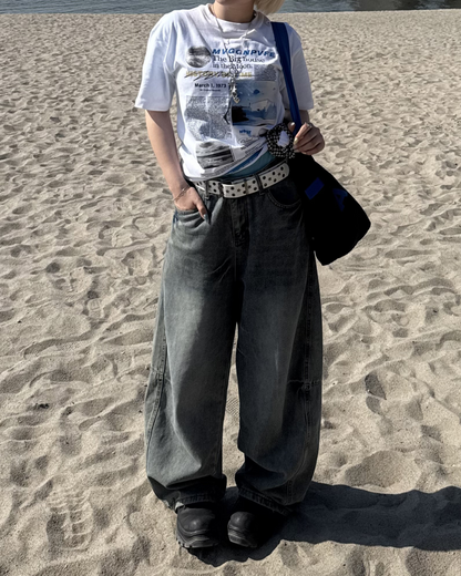 スペースレポートデザインTシャツ KC0305