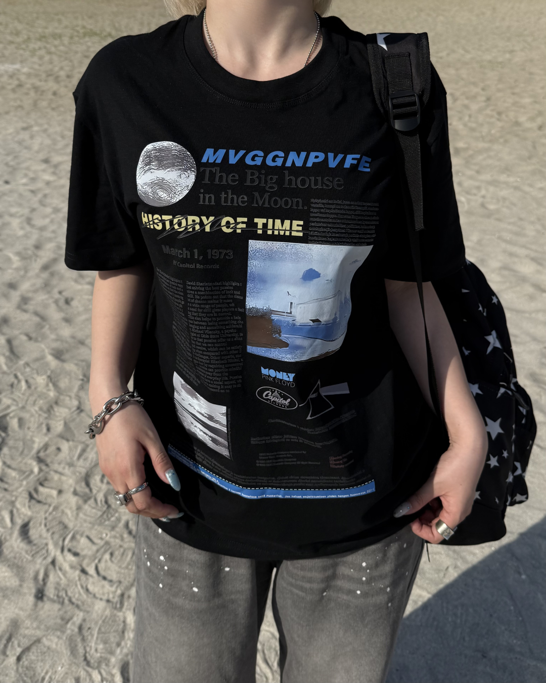 スペースレポートデザインTシャツ KC0305