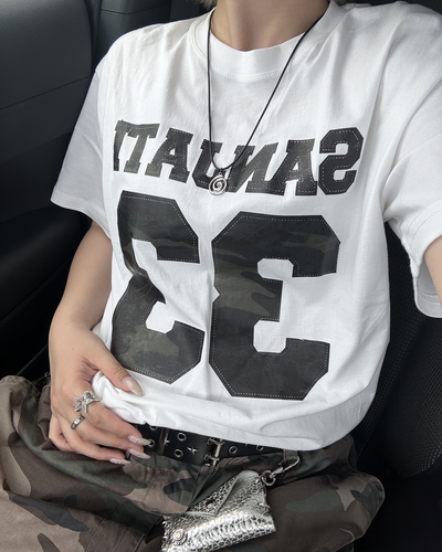 ミリタリーナンバーTシャツ KC0309