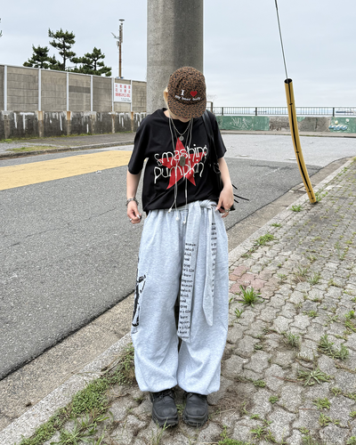 グランジスタープリントTシャツ KC0310