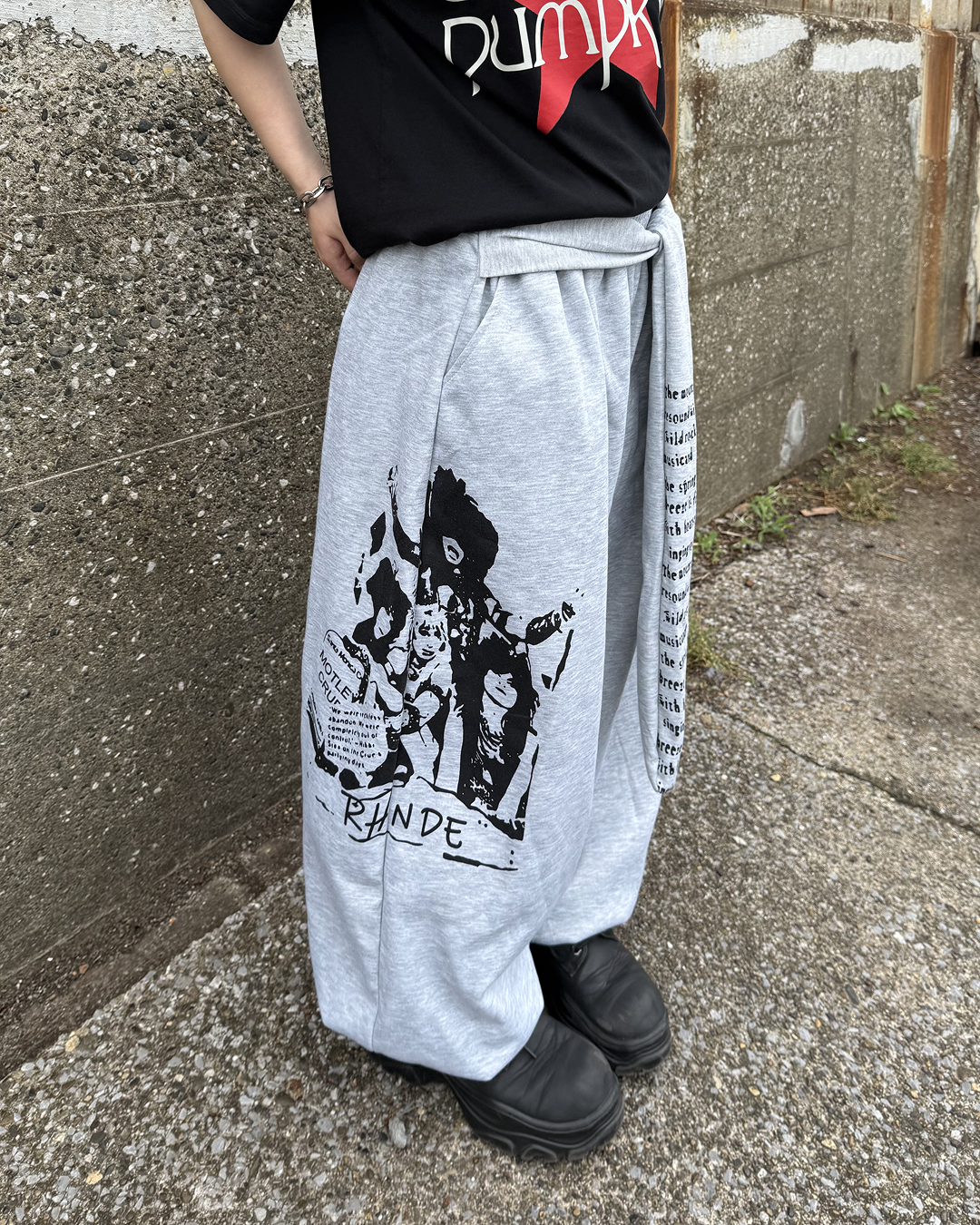 グラフィックバギースウェットパンツ KC0334