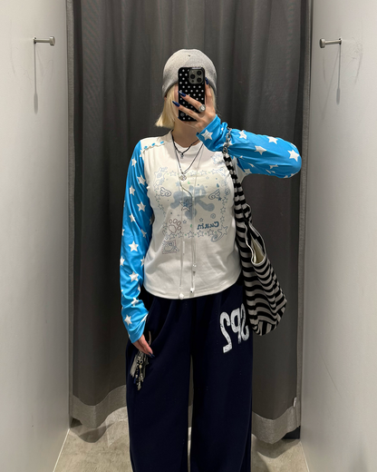 キャットデザインスターTシャツ
KC0385