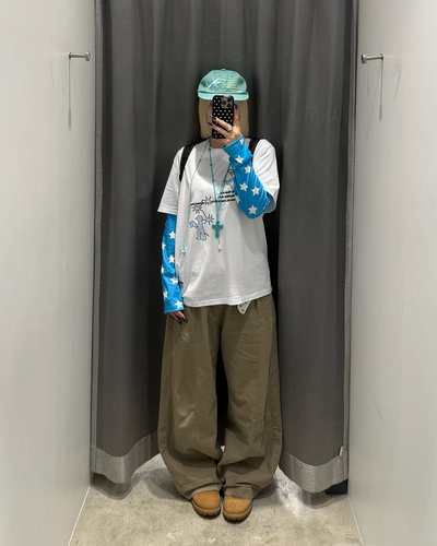 キャットデザインスターTシャツ
KC0385