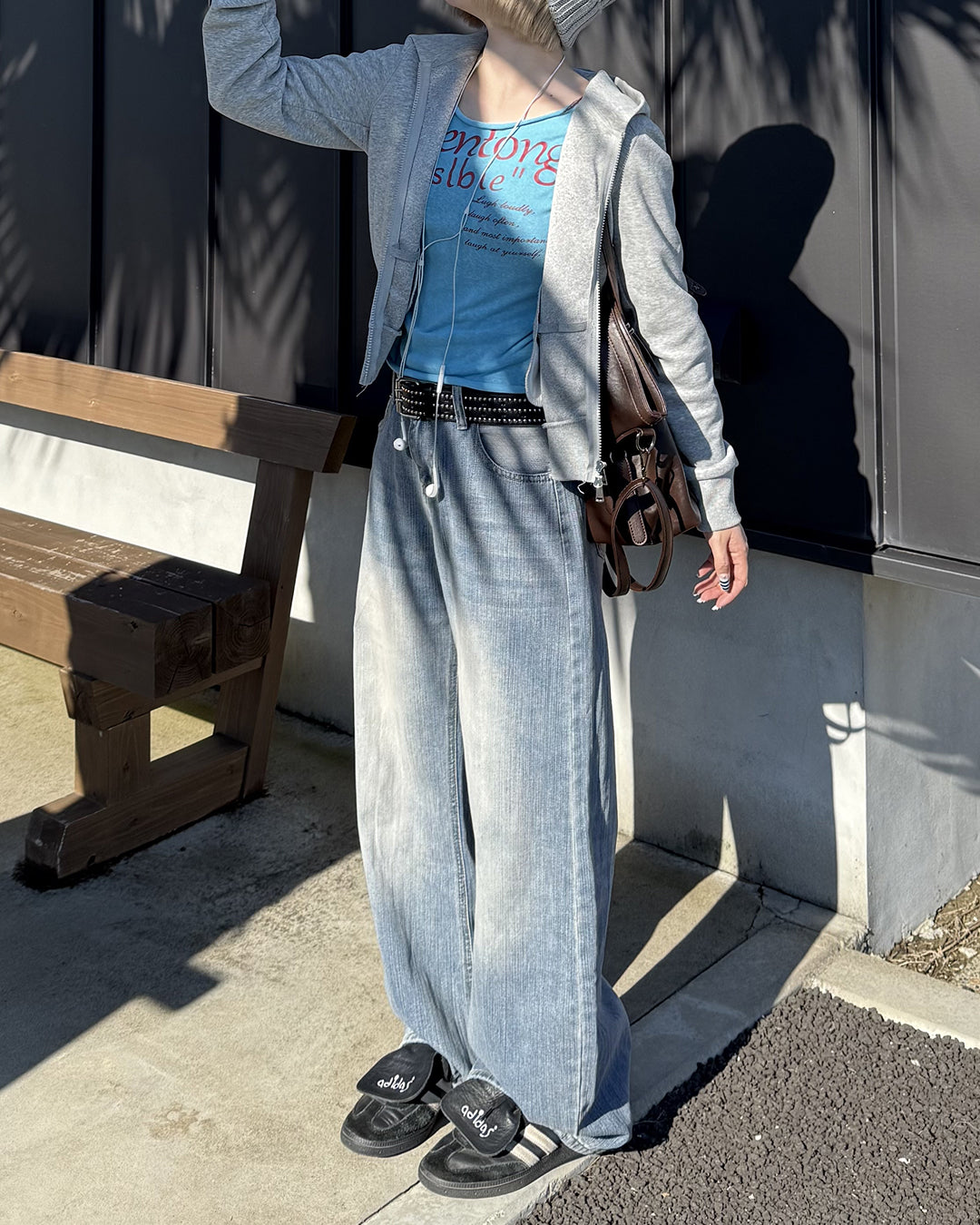 アメリカンレトロワイドレッグパンツ KC3004