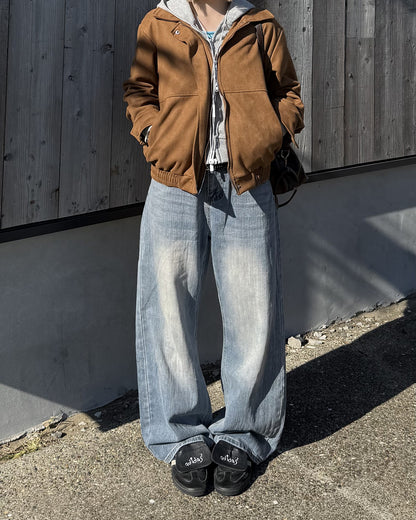アメリカンレトロワイドレッグパンツ KC3004