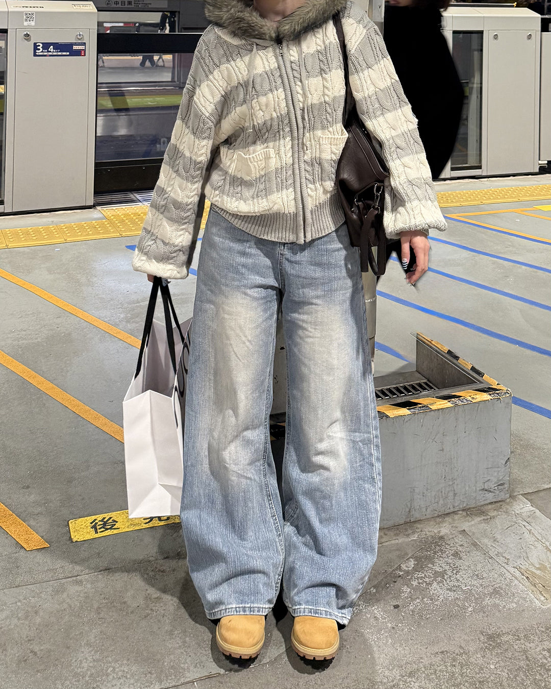 アメリカンレトロワイドレッグパンツ KC3004