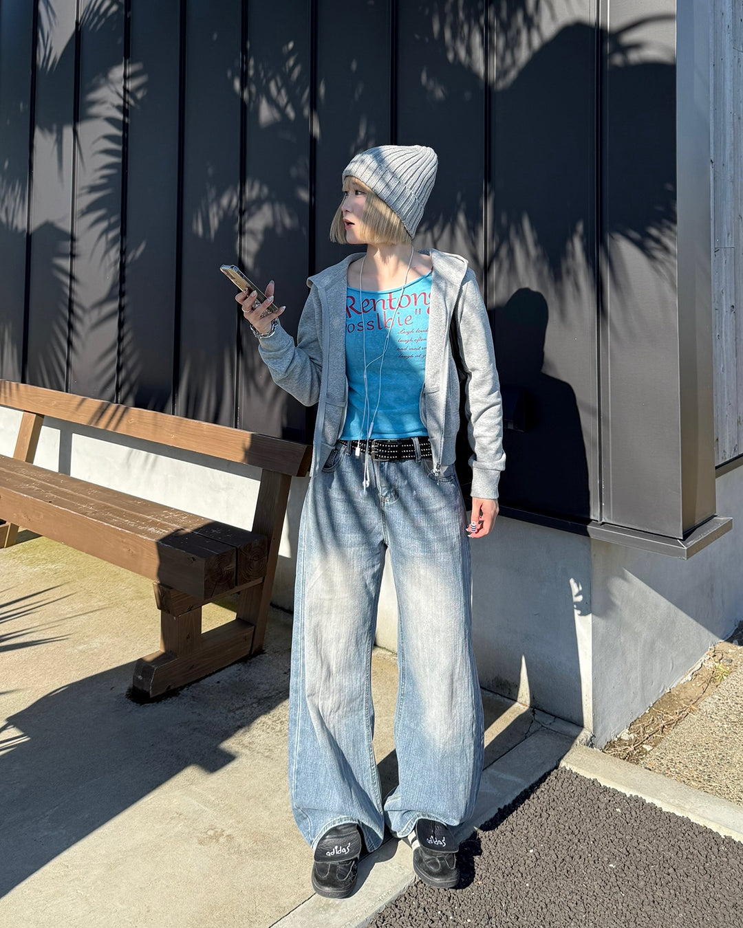 アメリカンレトロワイドレッグパンツ KC3004