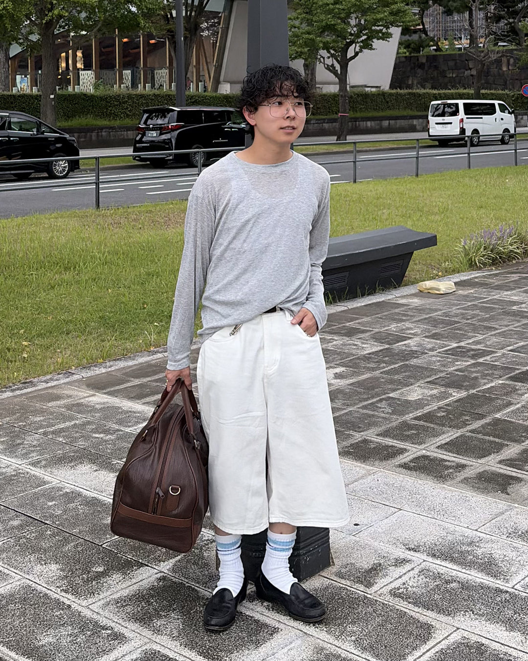 クルーネックロングスリーブTシャツ KI0056