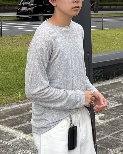 クルーネックロングスリーブTシャツ KI0056