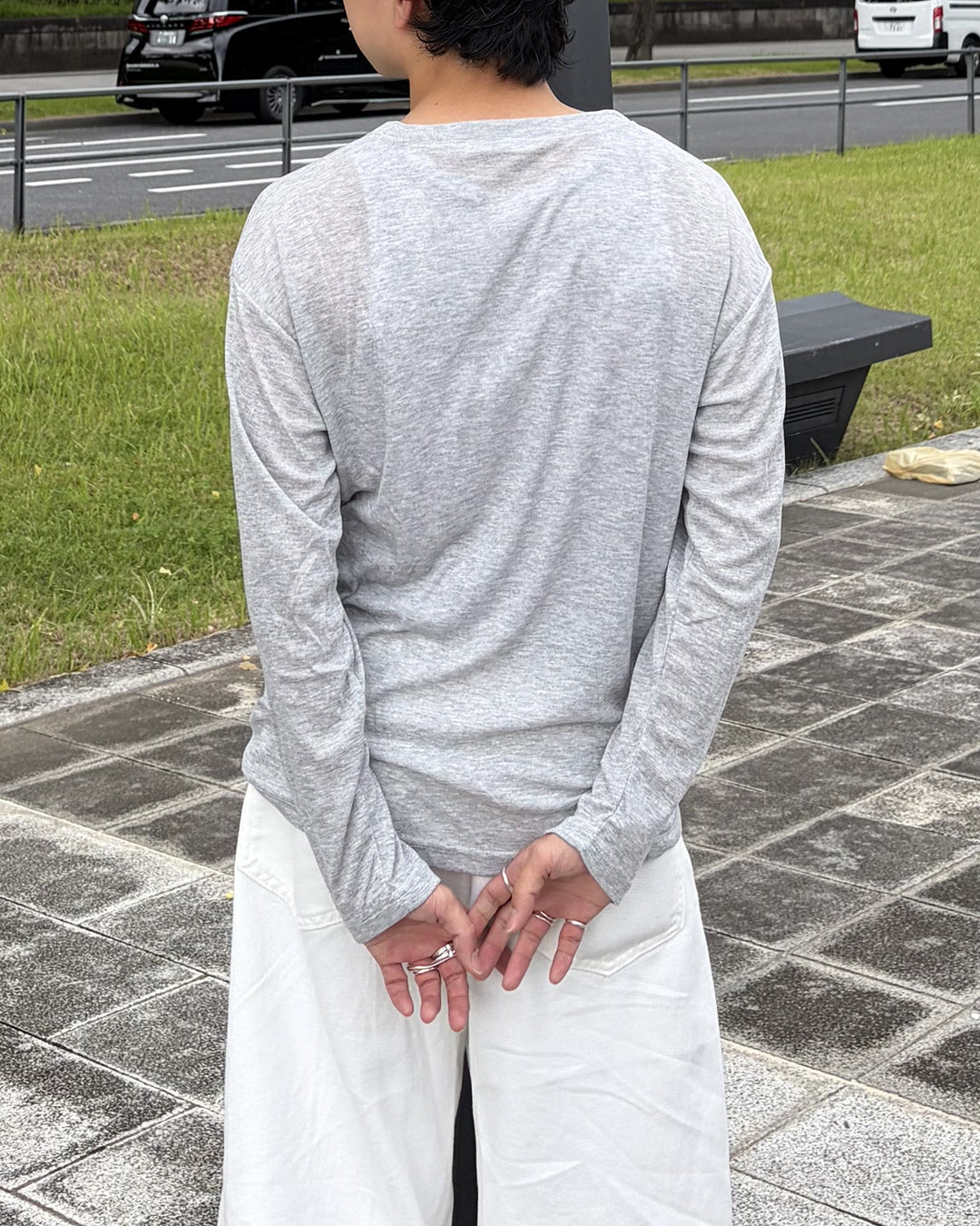 クルーネックロングスリーブTシャツ KI0056