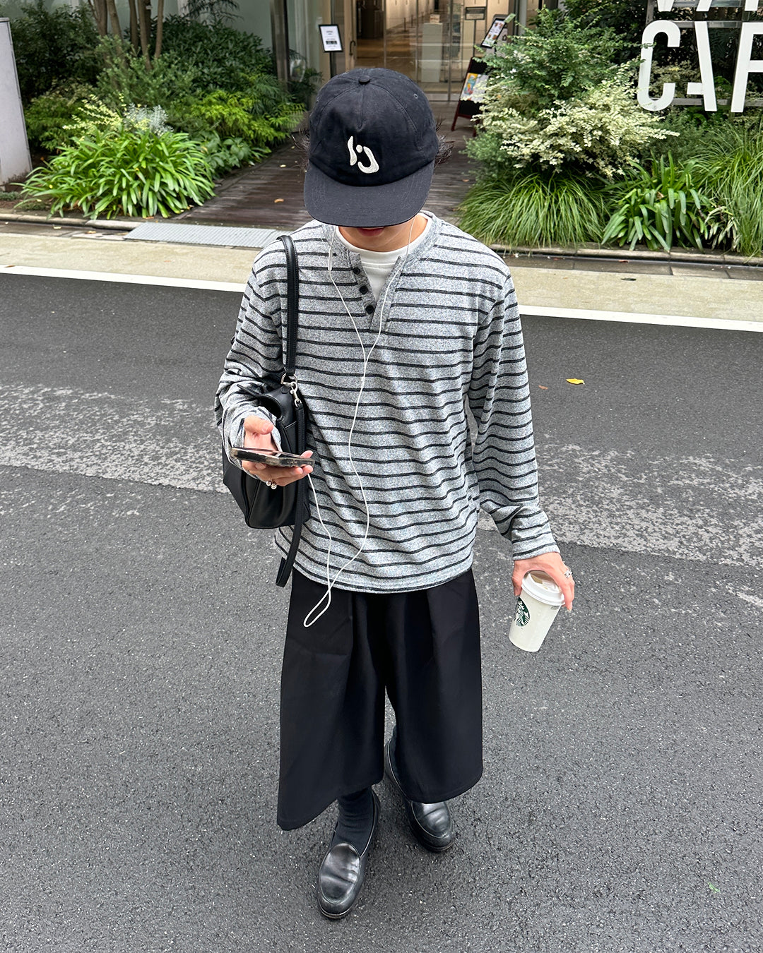 ボーダー柄レイヤード風ヘンリーネックロンT KI0060 – YOLO（ヨロ