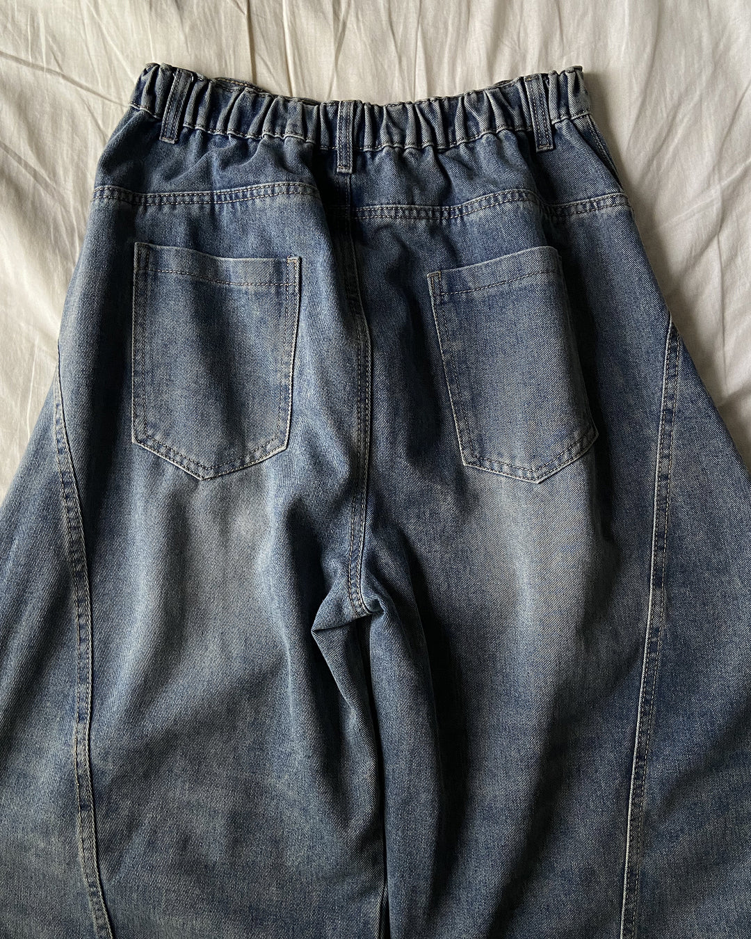 ヴィンテージウォッシュワイドデニムパンツ KJ0002