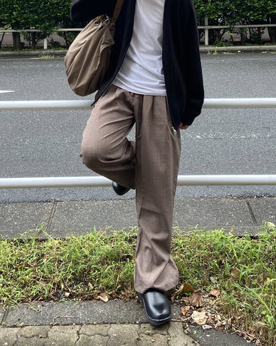 リネンライクワイドストレートパンツ KJ0017