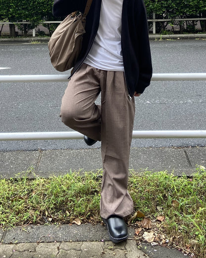 リネンライクワイドストレートパンツ KJ0017