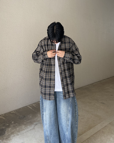 ヴィンテージライクチェックシャツ KJ0027