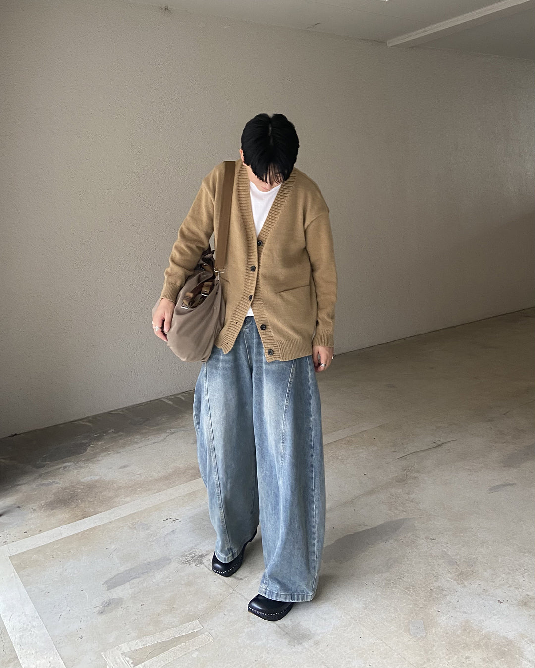 ルーズシルエットニットカーディガン KJ0033