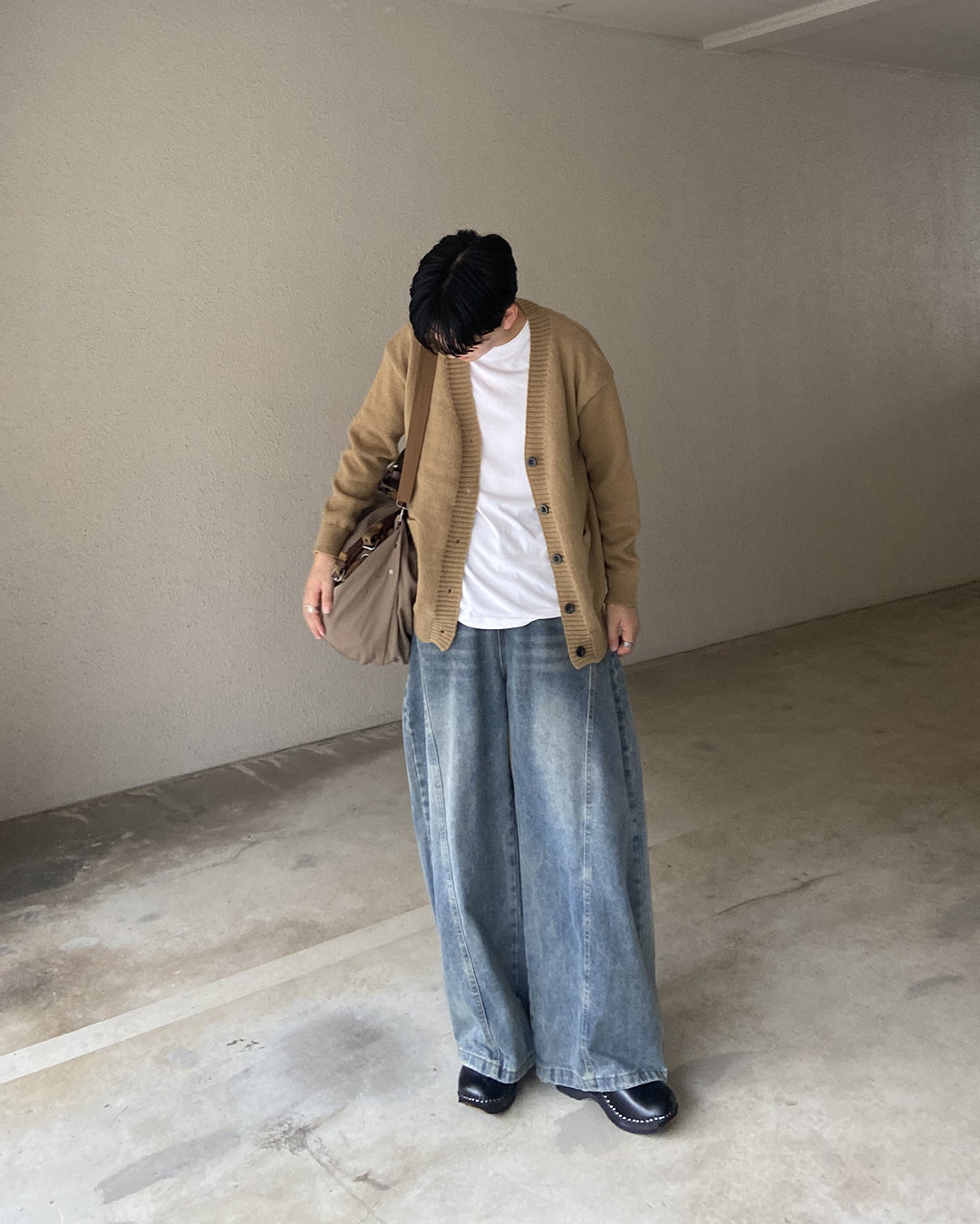 ルーズシルエットニットカーディガン KJ0033