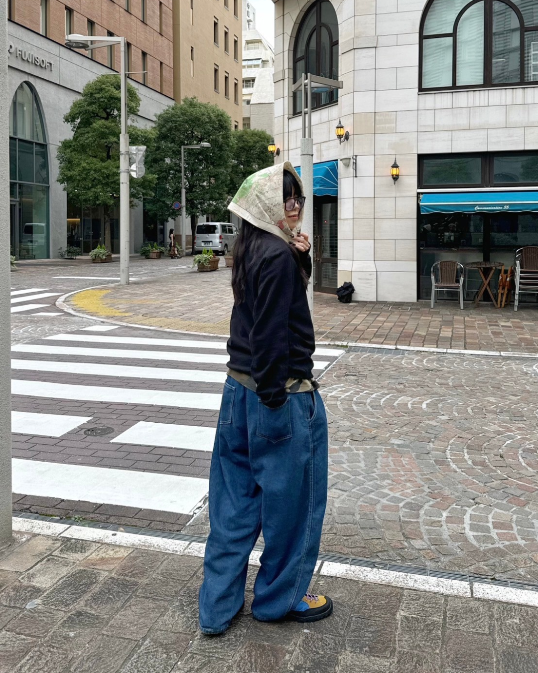 インディゴワイドデニムパンツ KM0002 – YOLO(ヨロ インディゴワイドデニムパンツ KM0002 – YOLO(ヨロ