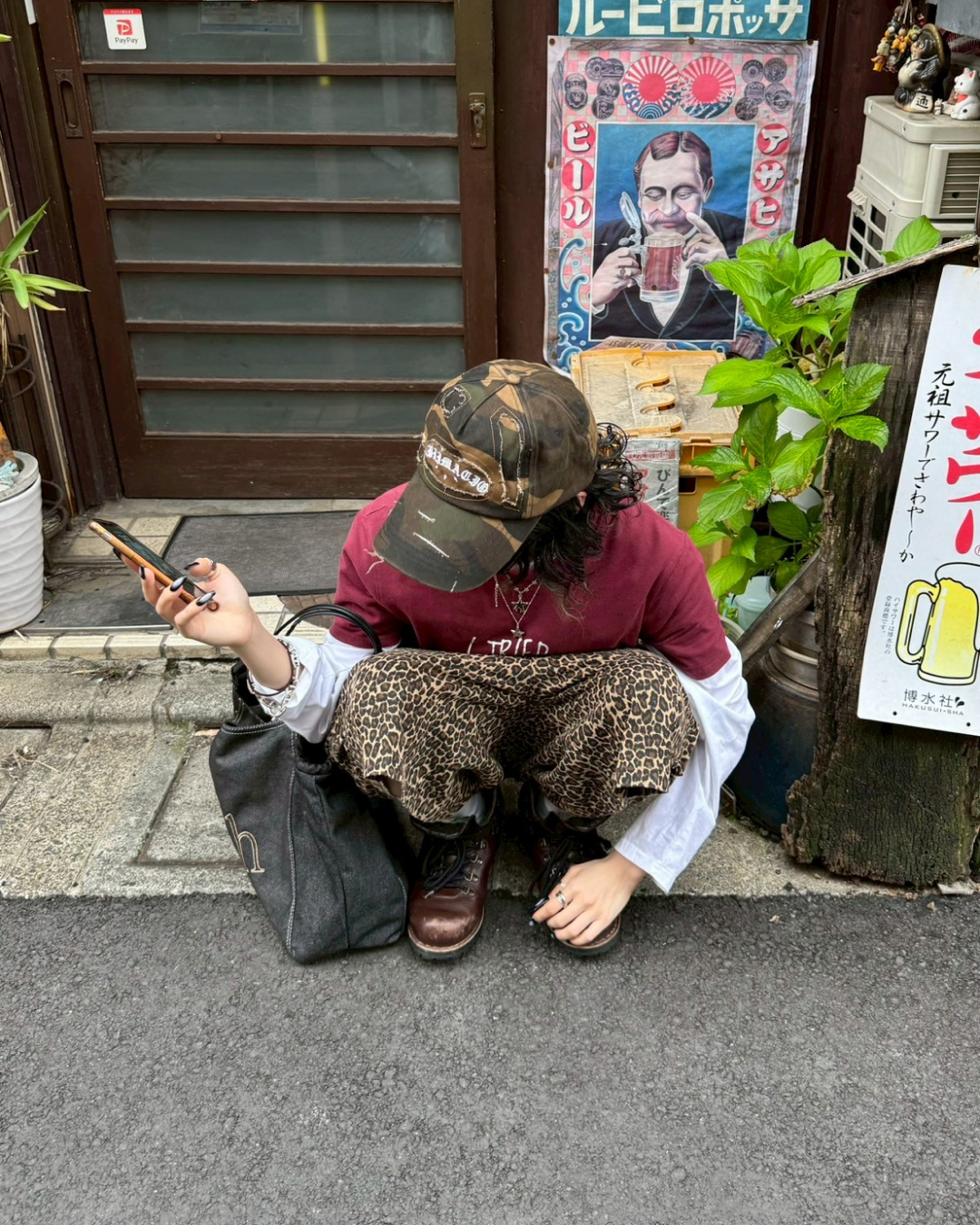 ダメージ迷彩キャップ KM1032