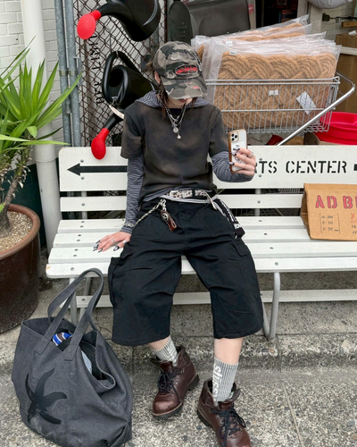 カーゴハーフパンツ KM1050