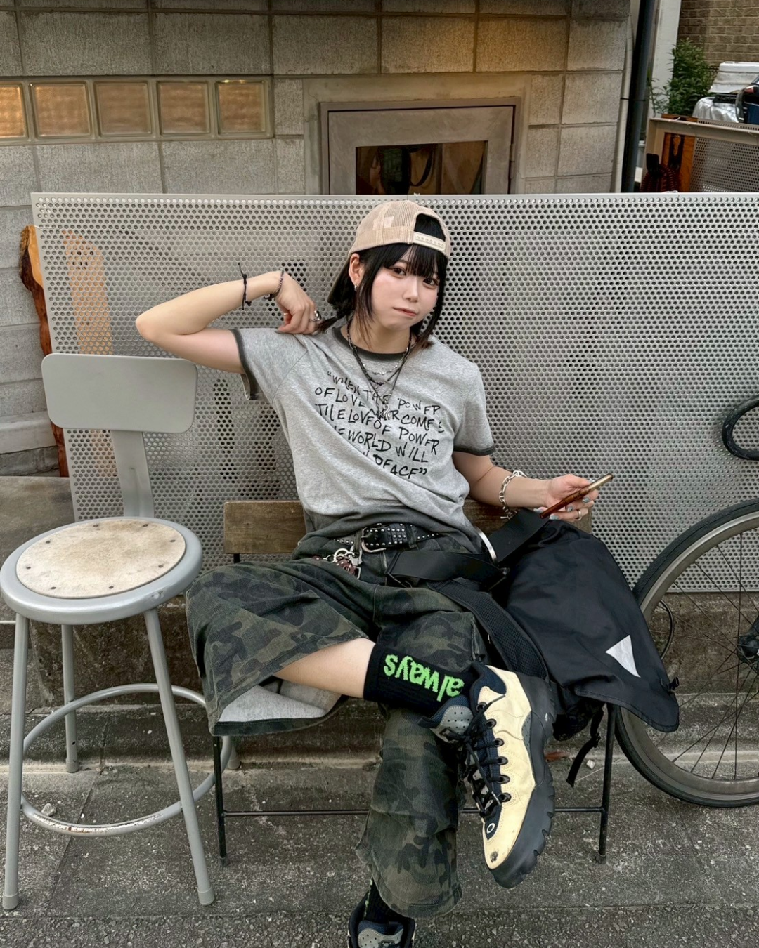 グラデーションリンガーTシャツ KM1060