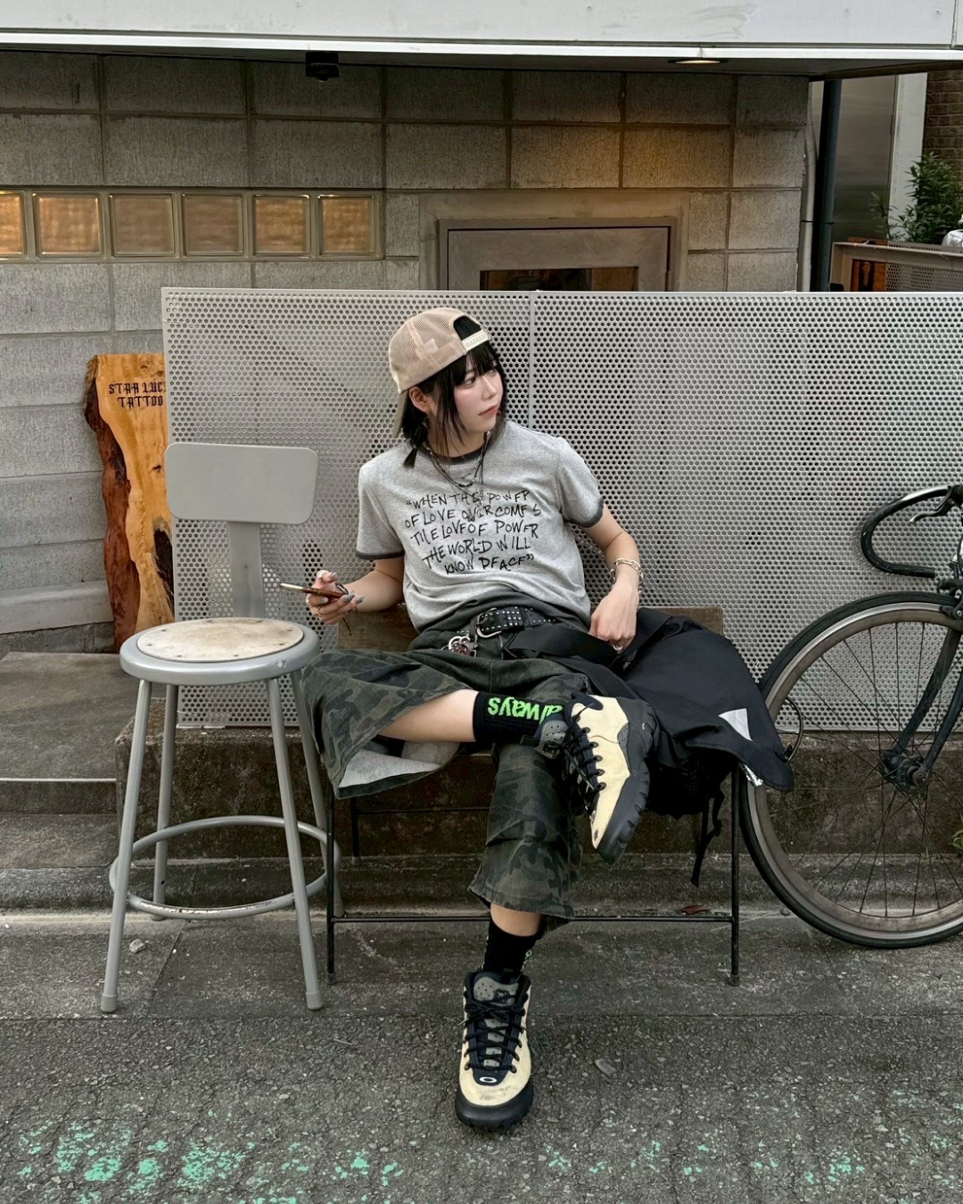 グラデーションリンガーTシャツ KM1060