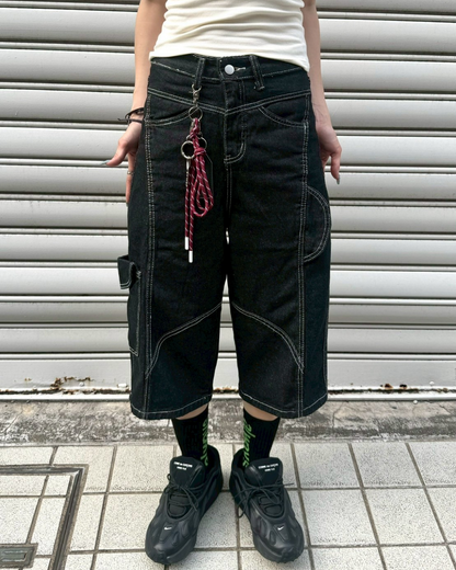 ステッチデザインハーフパンツ KM1107