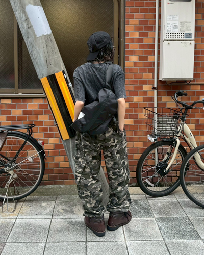 【即納】カモフラージュラインカーゴパンツ KM1112