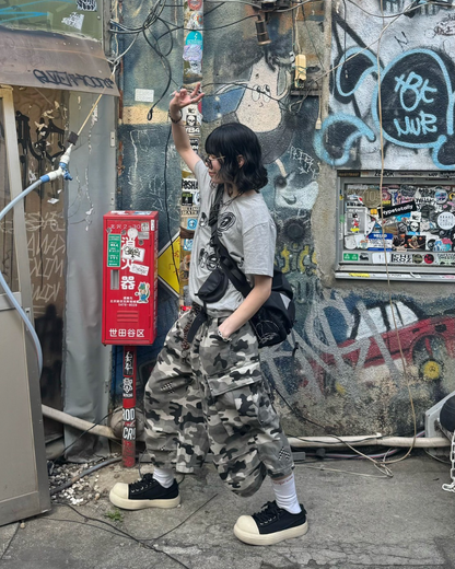スター迷彩ハーフパンツ KM1118