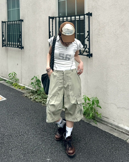 ハーフカーゴパンツ KM1137