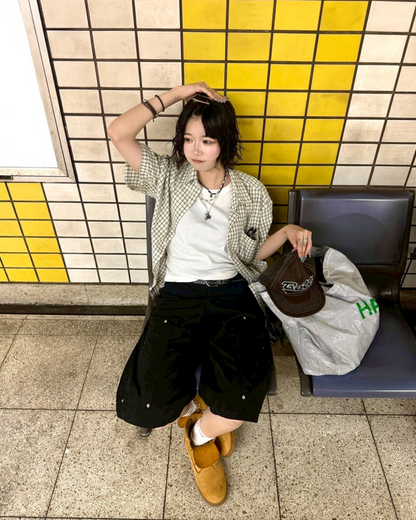 スタッズハーフパンツ KM1138