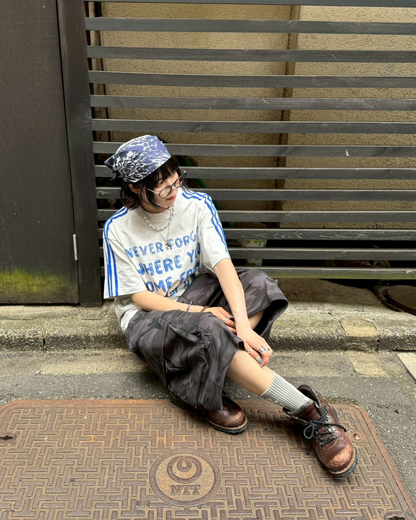 ペイントレタリングTシャツ KM1143