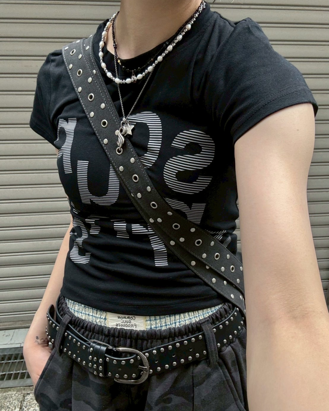 プリントロゴTシャツ  KM1153