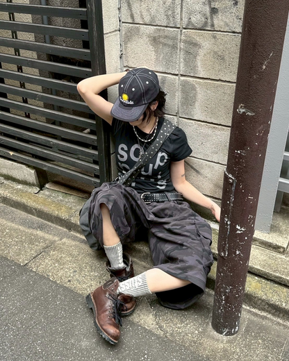 プリントロゴTシャツ  KM1153
