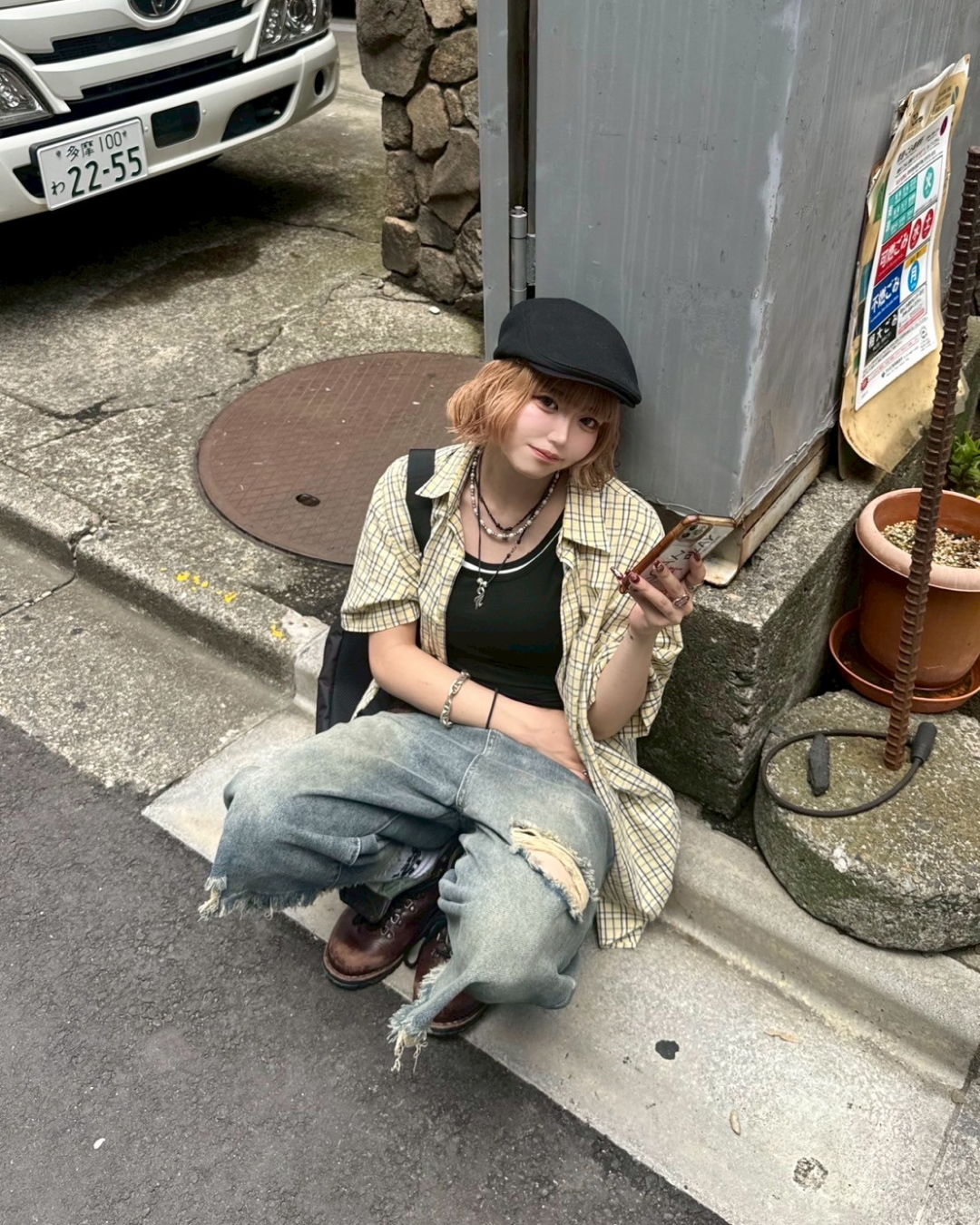 ダメージ加工ジョーツ KM1195