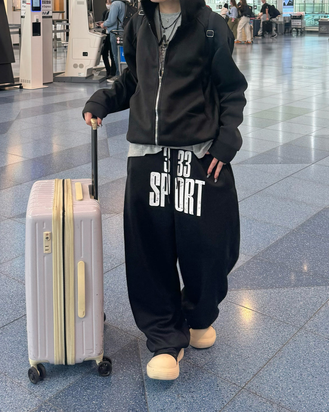 フロントロゴスウェットパンツ KM1211