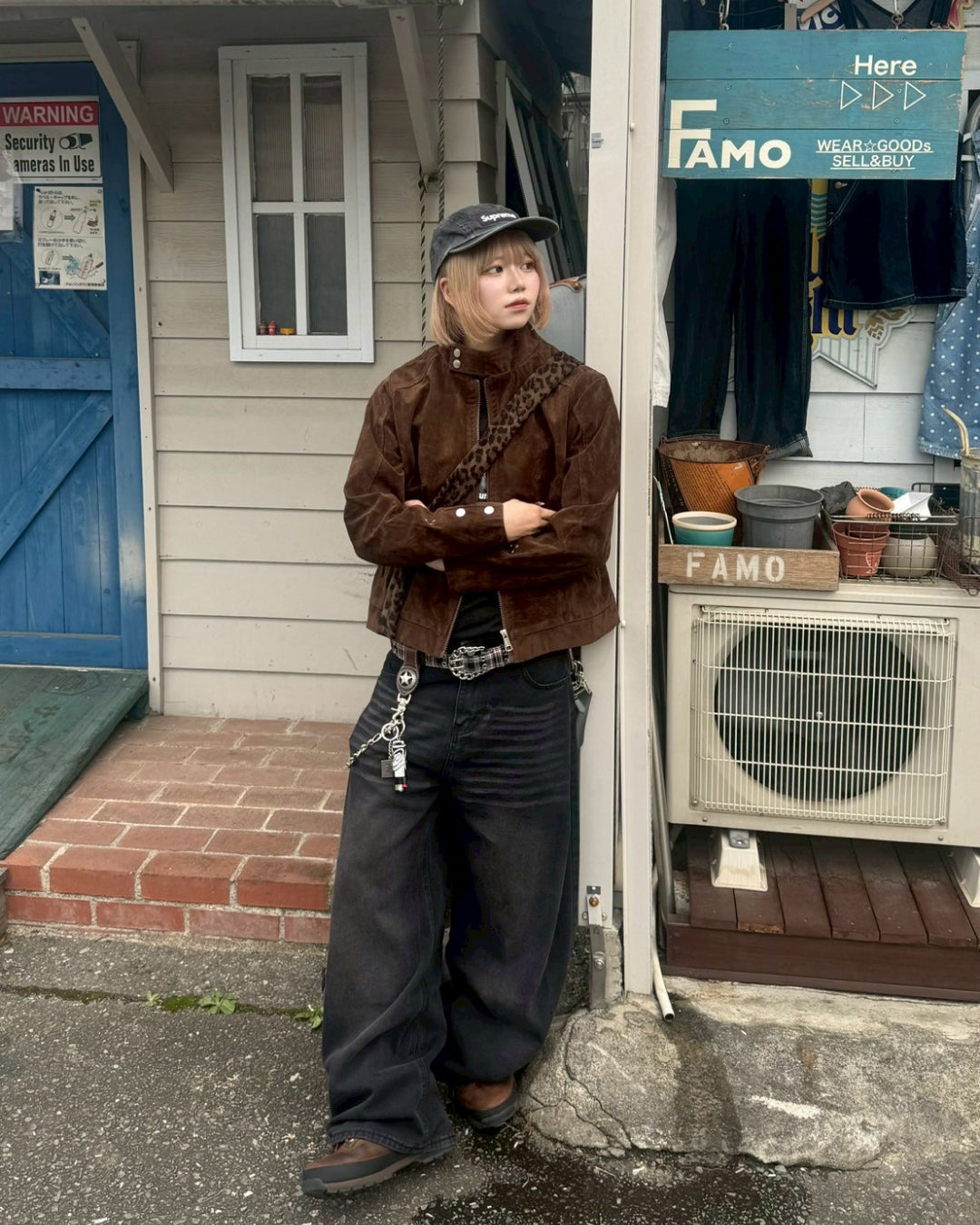 ジャケット・アウター ringo ブラウンスタンドカラージャケット KM1213 – YOLO（ヨロ