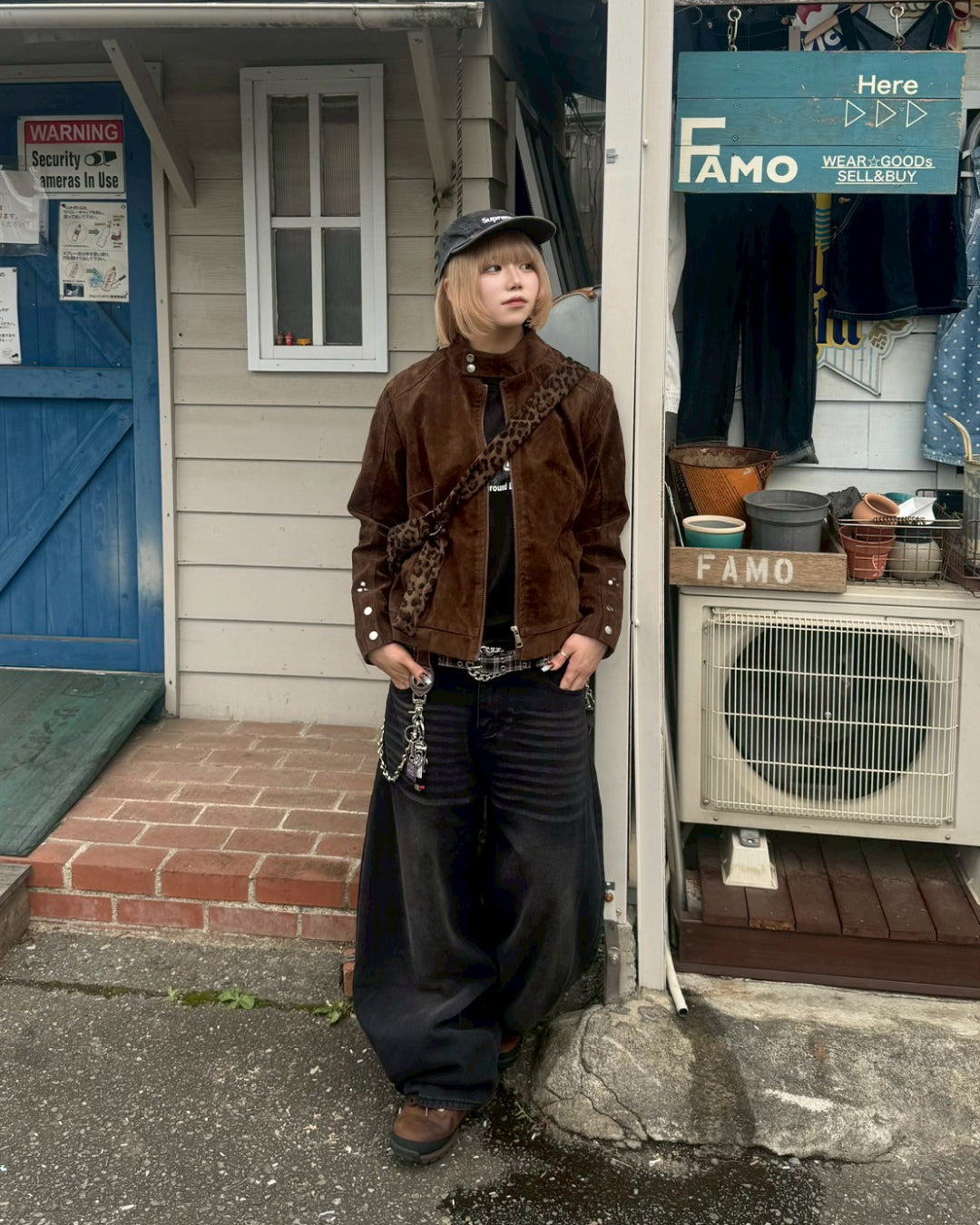 ブラウンスタンドカラージャケット KM1213 – YOLO（ヨロ