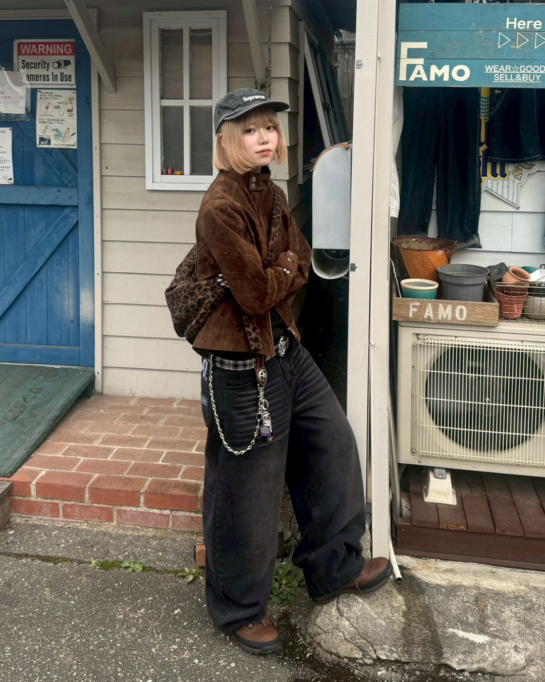 ブラウンスタンドカラージャケット KM1213 – YOLO（ヨロ