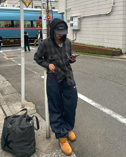レイヤードナイロンパンツ KM1217