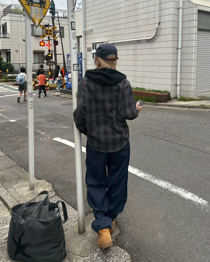 レイヤードナイロンパンツ KM1217
