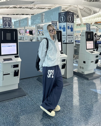 レタードワイドスウェットパンツ KM1236