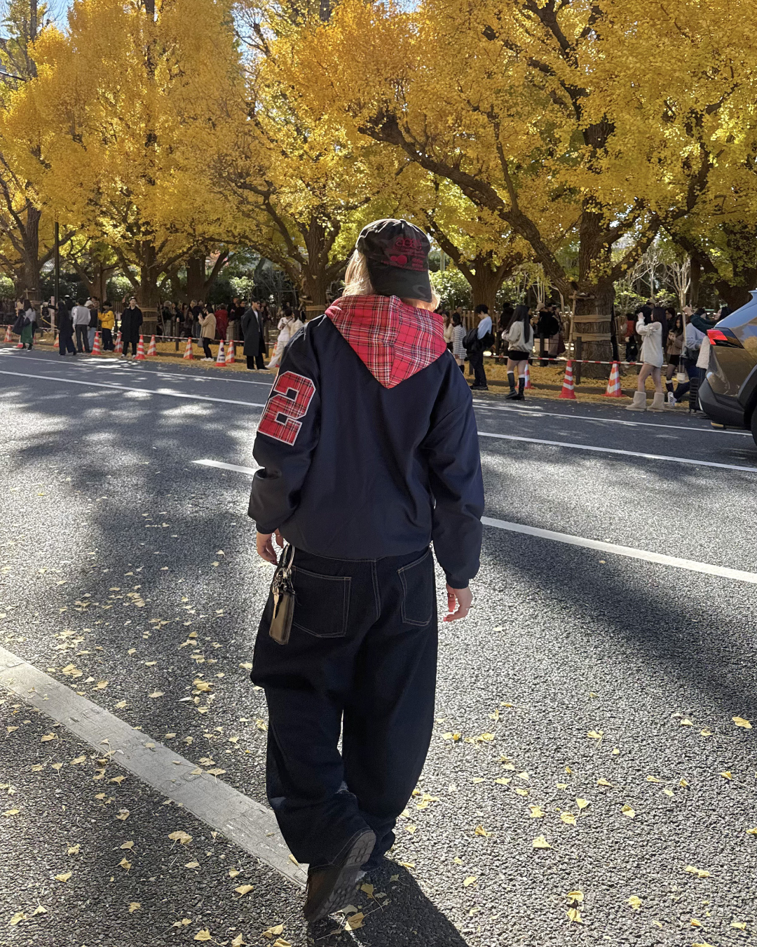 チェックレイヤードアメリカンジャケット  KM1242