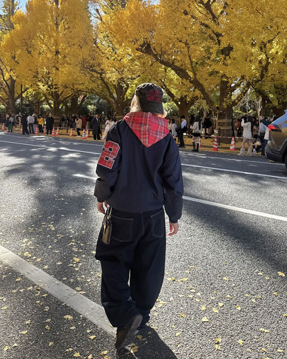 チェックレイヤードアメリカンジャケット  KM1242