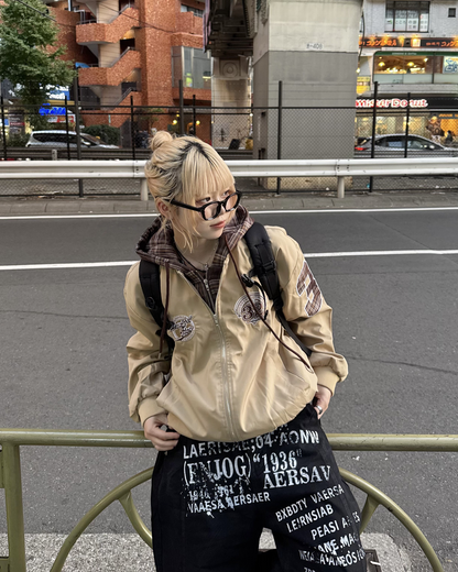 チェックレイヤードアメリカンジャケット  KM1242