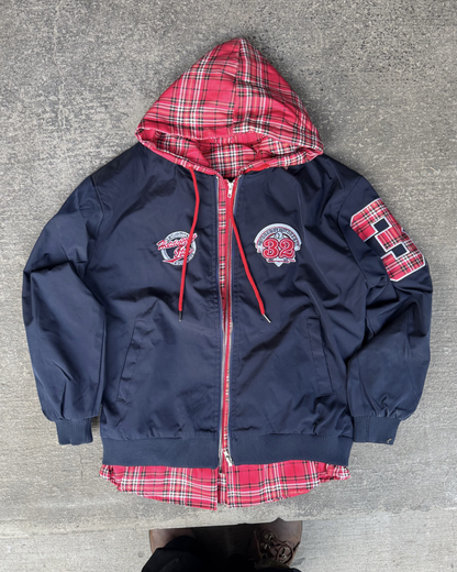 チェックレイヤードアメリカンジャケット  KM1242