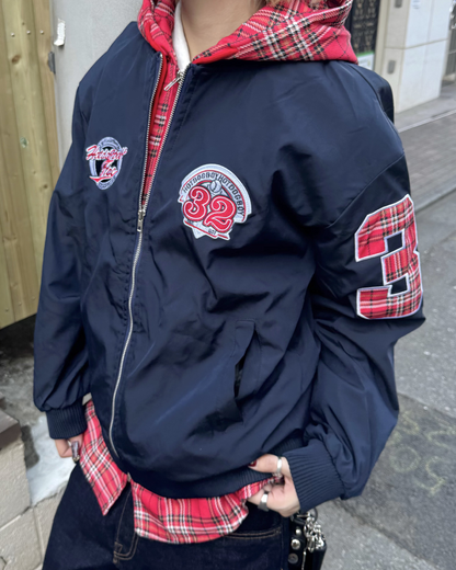 チェックレイヤードアメリカンジャケット  KM1242